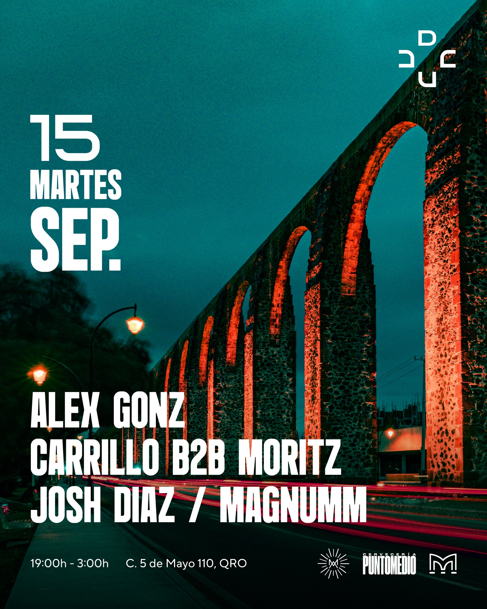 ALEX GONZ + CARRILLO B2B MRT-Z + MAGNUMM + JOSH DIAZ